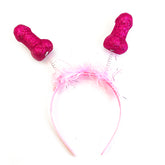 CINTILLO DICKY PLUMAS FUCSIA